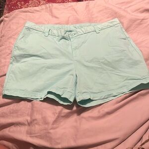 Magellan women’s XL-18 aqua shorts size in pics, 97% cotton, 3% spandex